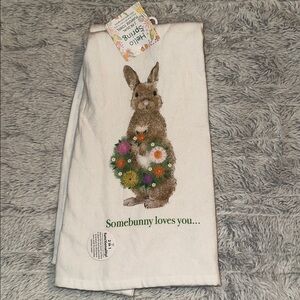 Kay Dee Designs Kitchen 2PKG Dual Purpose Spring Bunny Towels